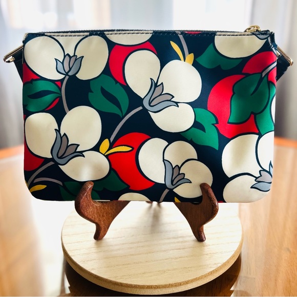Kate Spade New York Dawn Triple Gusset Breezy Floral Crossbody Bag - Picture 5 of 14